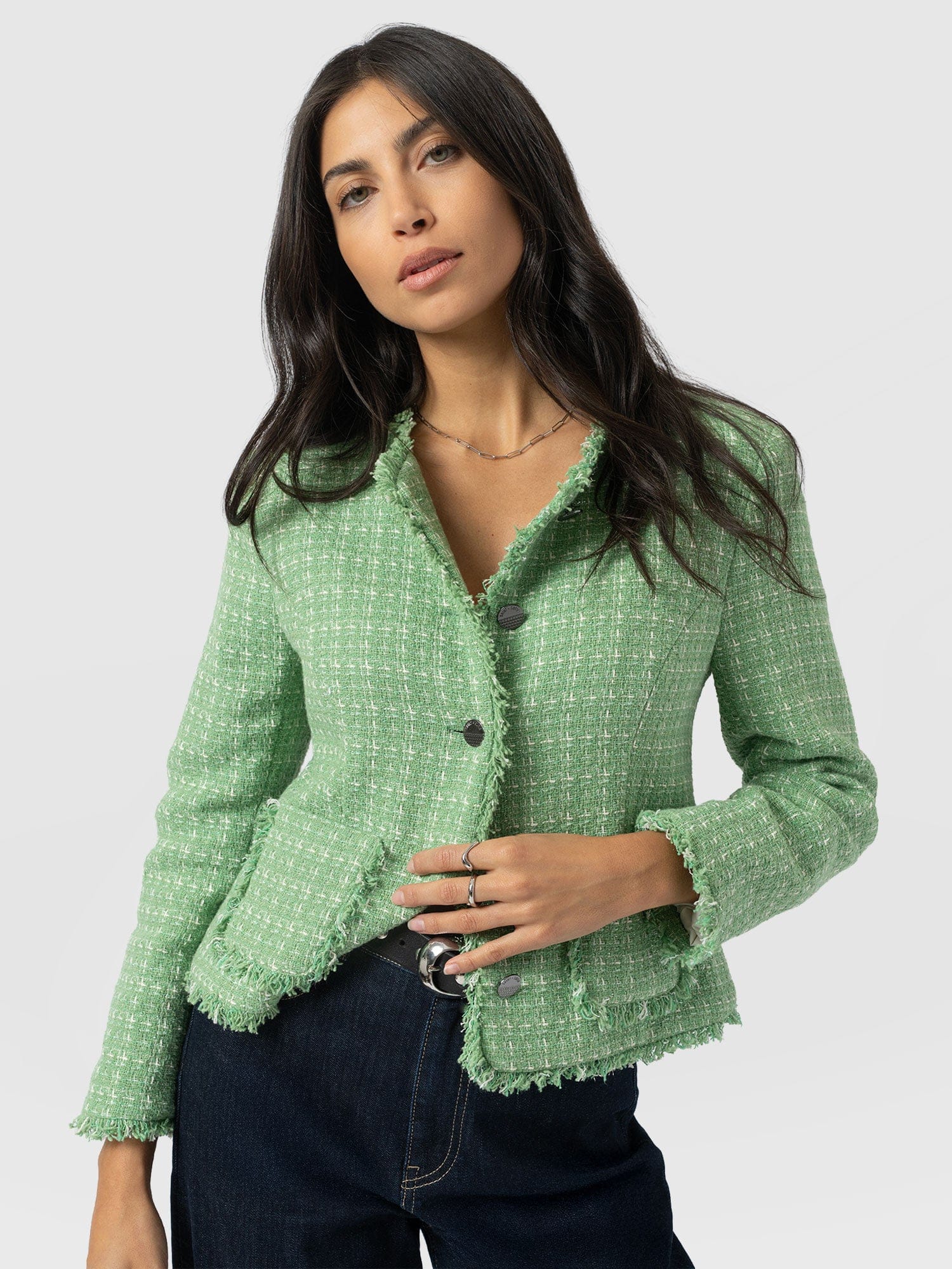 Ashby Jacket - Mint - Women's Jackets | Saint + Sofia® EU